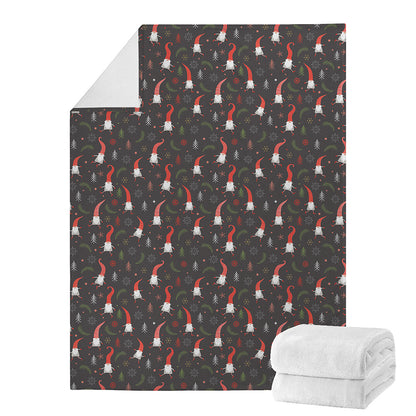 Christmas Gnomes Pattern Print Blanket