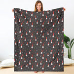 Christmas Gnomes Pattern Print Blanket