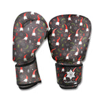 Christmas Gnomes Pattern Print Boxing Gloves