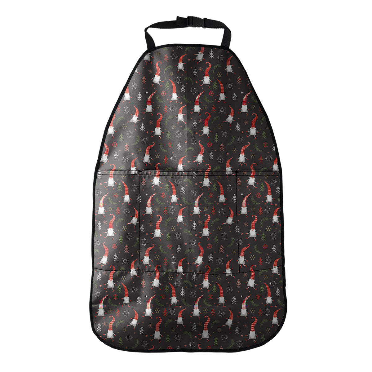 Christmas Gnomes Pattern Print Car Seat Organizers