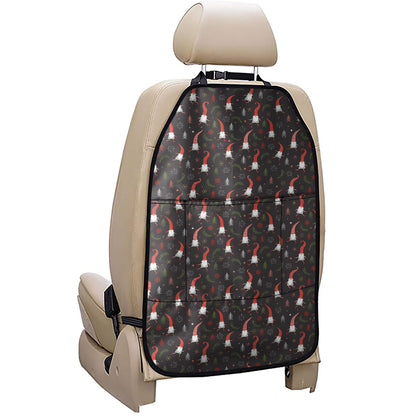 Christmas Gnomes Pattern Print Car Seat Organizers