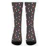 Christmas Gnomes Pattern Print Crew Socks