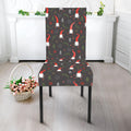 Christmas Gnomes Pattern Print Dining Chair Slipcover