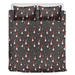 Christmas Gnomes Pattern Print Duvet Cover Bedding Set