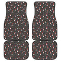 Christmas Gnomes Pattern Print Front and Back Car Floor Mats