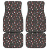 Christmas Gnomes Pattern Print Front and Back Car Floor Mats