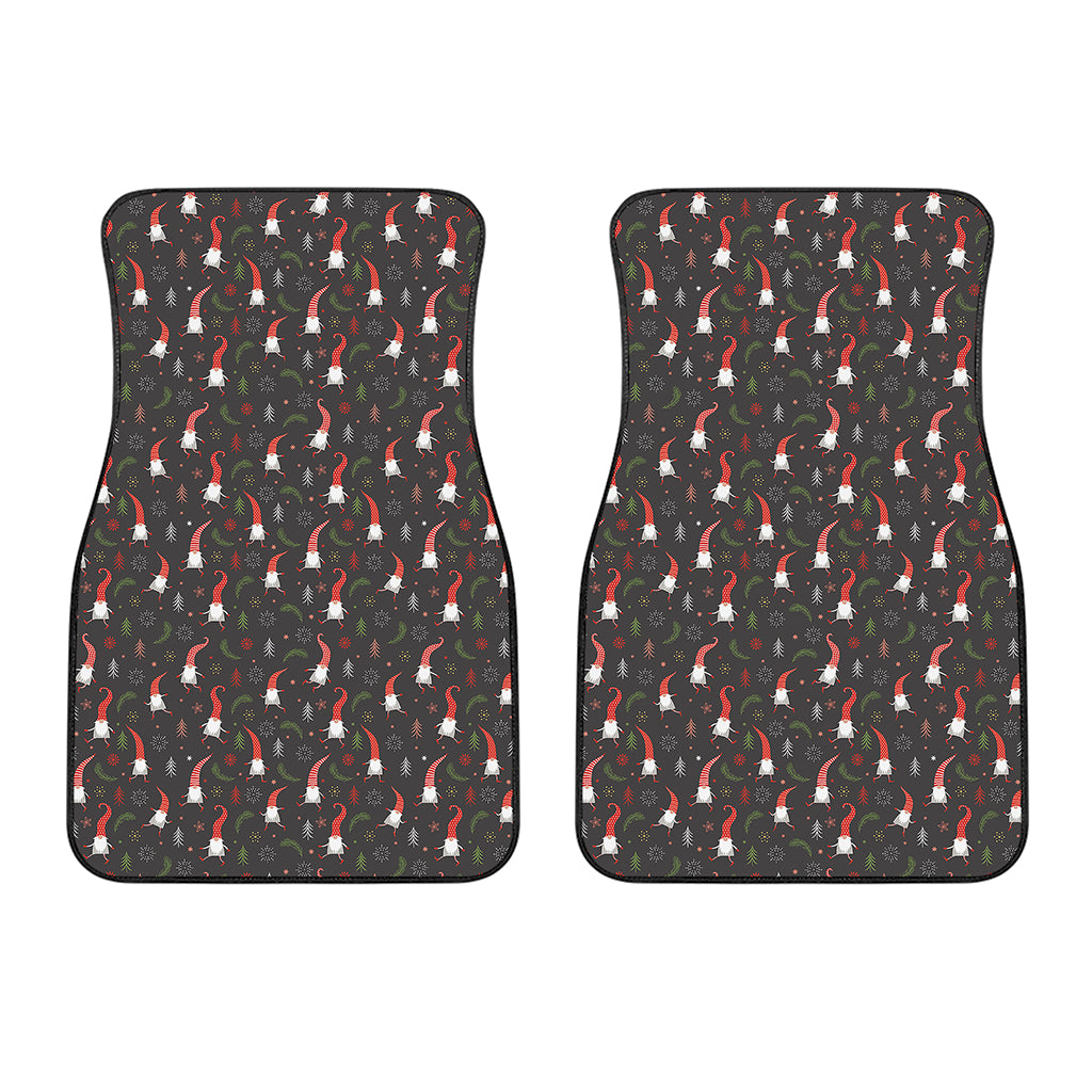 Christmas Gnomes Pattern Print Front Car Floor Mats