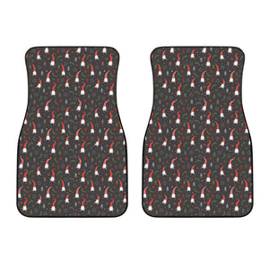 Christmas Gnomes Pattern Print Front Car Floor Mats