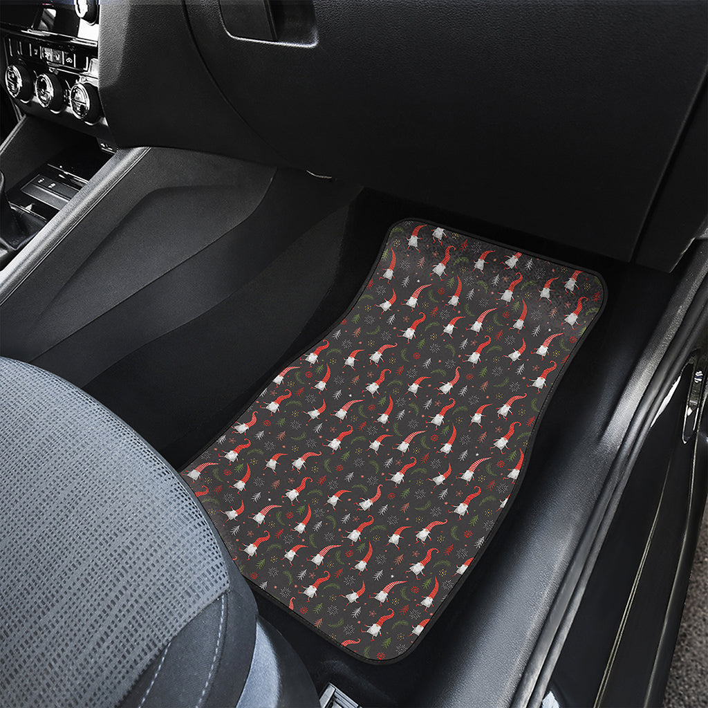 Christmas Gnomes Pattern Print Front Car Floor Mats