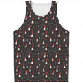 Christmas Gnomes Pattern Print Men's Tank Top