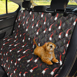 Christmas Gnomes Pattern Print Pet Car Back Seat Cover