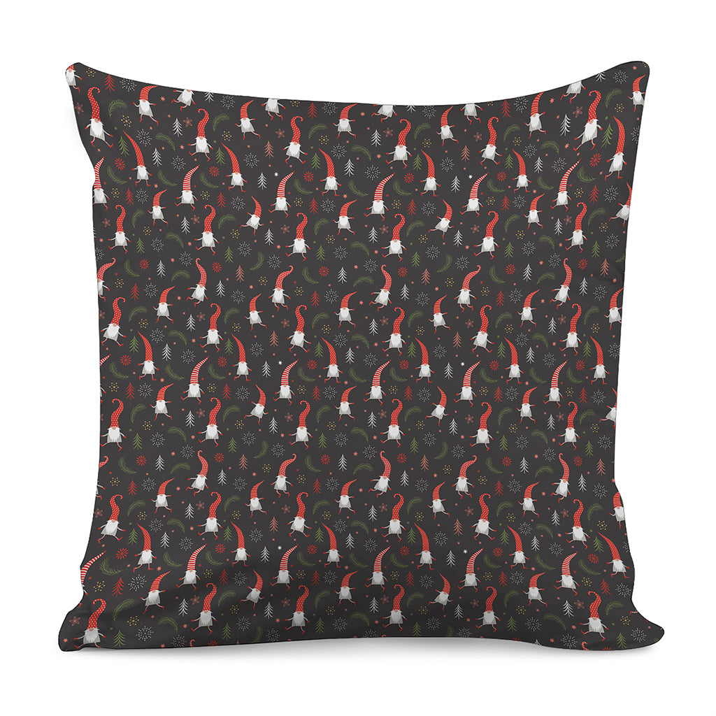 Christmas Gnomes Pattern Print Pillow Cover