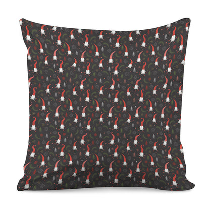 Christmas Gnomes Pattern Print Pillow Cover