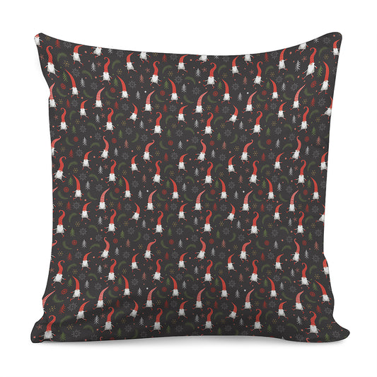 Christmas Gnomes Pattern Print Pillow Cover