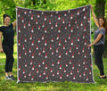 Christmas Gnomes Pattern Print Quilt