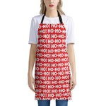 Christmas Ho Ho Ho Pattern Print Apron