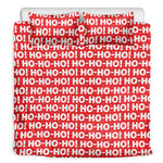Christmas Ho Ho Ho Pattern Print Duvet Cover Bedding Set