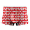 Christmas Ho Ho Ho Pattern Print Men's Boxer Briefs