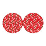 Christmas Hohoho Santa Claus Laugh Print Car Coasters