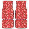 Christmas Hohoho Santa Claus Laugh Print Front and Back Car Floor Mats