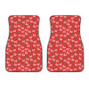 Christmas Hohoho Santa Claus Laugh Print Front Car Floor Mats