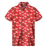 Christmas Hohoho Santa Claus Laugh Print Men's Short Sleeve Shirt
