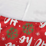 Christmas Hohoho Santa Claus Laugh Print Sofa Cover