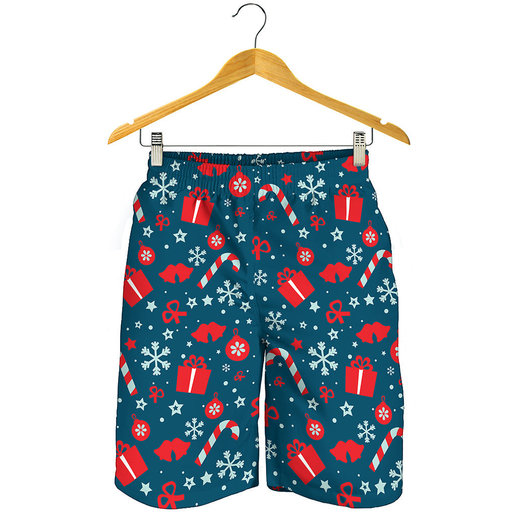 Christmas Holiday Elements Pattern Print Men's Shorts