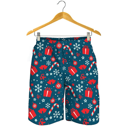 Christmas Holiday Elements Pattern Print Men's Shorts