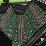 Christmas Holiday Knitted Pattern Print Pet Car Back Seat Cover