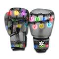 Christmas Holiday Lights Print Boxing Gloves