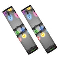 Christmas Holiday Lights Print Car Seat Belt Covers