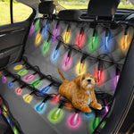 Christmas Holiday Lights Print Pet Car Back Seat Cover