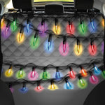 Christmas Holiday Lights Print Pet Car Back Seat Cover