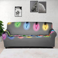 Christmas Holiday Lights Print Sofa Cover
