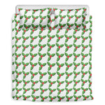 Christmas Holly Berry Pattern Print Duvet Cover Bedding Set