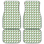 Christmas Holly Berry Pattern Print Front and Back Car Floor Mats