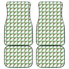 Christmas Holly Berry Pattern Print Front and Back Car Floor Mats