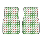 Christmas Holly Berry Pattern Print Front Car Floor Mats