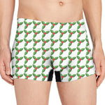 Christmas Holly Berry Pattern Print Men's Boxer Briefs