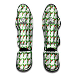 Christmas Holly Berry Pattern Print Muay Thai Shin Guard