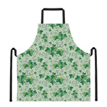 Christmas Ivy Leaf Pattern Print Apron