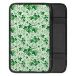 Christmas Ivy Leaf Pattern Print Car Center Console Cover