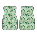 Christmas Ivy Leaf Pattern Print Front Car Floor Mats