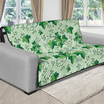 Christmas Ivy Leaf Pattern Print Futon Protector