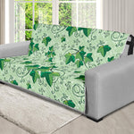 Christmas Ivy Leaf Pattern Print Futon Protector