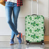 Christmas Ivy Leaf Pattern Print Luggage Cover