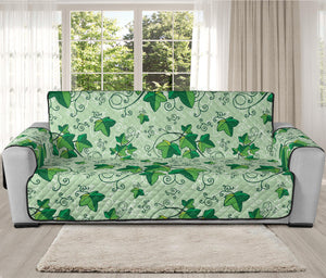 Christmas Ivy Leaf Pattern Print Oversized Sofa Protector