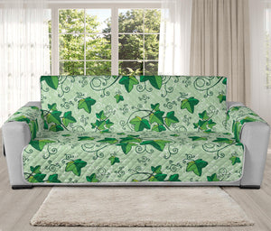 Christmas Ivy Leaf Pattern Print Oversized Sofa Protector