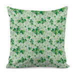 Christmas Ivy Leaf Pattern Print Pillow Cover